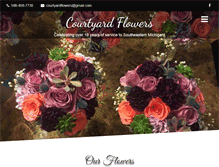 Tablet Screenshot of courtyardflowers.net